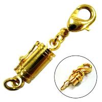 BRASS MAGNETIC CLASP W/SAFETY LOCK